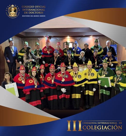 III Ceremonia Internacional de Colegiación