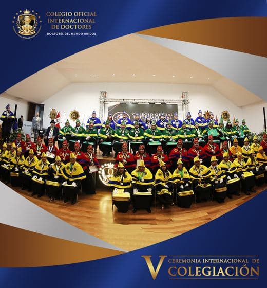 V Ceremonia Internacional de Colegiación