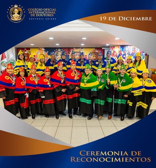 Ceremonia de Reconocimientos Internacional de Colegiación
